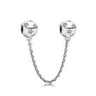 Berloque Trava ESTRELAS 1 em Prata S925 para pulseiras modelo Pandora ou Vivara