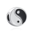 Berloque YIN YANG REDONDO em Prata S925 para pulseiras modelo Pandora ou Vivara