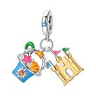 Berloques De Prata Esterlina 925 Para Pulseiras De 3mm: Joias DIY Para O Verão E Férias Na Praia Berloques De Prata Esterlina 925 Para Pulseiras De 3mm: Joias DIY Para O Verão E Férias Na Praia