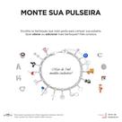 Berloques letra i e vagalume banhado a prata 925 Berloques letra i e vagalume banhado a prata 925