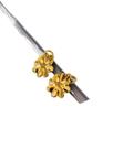 Berloques para pulseiras Semi Joia trevo flor Amor e Sucesso