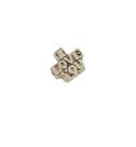 Berloques Passante banhado a prata para pulseiras I Love You Berloques Passante banhado a prata para pulseiras I Love You