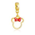 Berloques Viagem Travel Brasil Banhado a Ouro 18k