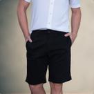 Bermuda Alfaiataria Sarja Masculino Social Slim Com Elastano