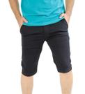 Bermuda Básica Masculina Ixória Essêncial Sarja Iron Preta