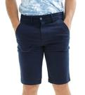 Bermuda Básica Masculina Sarja Iron Essencial Azul Marinho