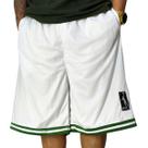 Bermuda Basquete Plus Size M10 Fire T Branco Verde Cor:BrancoTamanho:G1