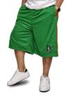 Bermuda Basquete Plus Size M10 Jamaica Reggae Verde Cor:VerdeTamanho:G3