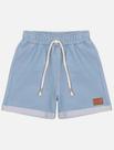 Bermuda Bebê Menino Azul Jeans Médio Divertto Bermuda Bebê Menino Azul Jeans Médio Divertto