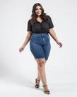 Bermuda Black Jeans Plus Size - 23785