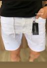 Bermuda branca jeans
