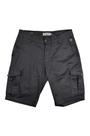 Bermuda Cargo com 6 Bolsos em Sarja Preta Jerry da Dockston