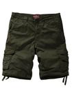 Bermuda cargo masculina Match Comfort 6XL/44 (US 42) verde militar