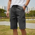 Bermuda Cargo Masculina Short Masculino Grafite 100% Algodão Bermuda Cargo Masculina Short Masculino Grafite 100% Algodão