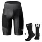 Bermuda ciclismo masculina Free Force Endurance Gel + meia