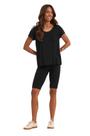 Bermuda Ciclista Feminina em Cotton Pesado Rovitex - Conforto e Estilo