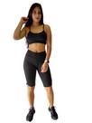 bermuda ciclista feminina leg academia