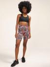 Bermuda Cós Alto Esportiva Fitness Estampada