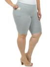 Bermuda Cotton Bolso Celular Plus Size Fenomenal