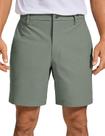 Bermuda CRZ YOGA Masculina para Golfe 7" Stretch Leve Cinza Sálvia