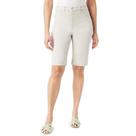 Bermuda de Mujer Gloria Vanderbilt Amanda de Tiro Alto 28 cm