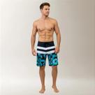 Bermuda de Surf Masculina Tropical Garden Azul Bermuda de Surf Masculina Tropical Garden Azul