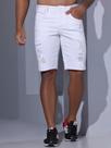 Bermuda Destroyed Branca Masculina Pit Bull Jeans Ref 83462 Bermuda Destroyed Branca Masculina Pit Bull Jeans Ref 83462