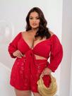 Bermuda e Cropped Manga Plus Size - REF.9294