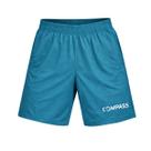 Bermuda Esportiva Compass Dry Lisa Azul Turquesa Logo Branco Cor:AzulTamanho:P