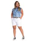 Bermuda Feminina Alfaiataria Plus Razon Jeans