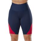 Bermuda Feminina Ciclista Elite Poliamida Bicicleta Plus Size Cós Anatomico Cintura Alta Ajuste Perfeito Confortável