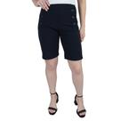 Bermuda Feminina Cotton e Cotton Preta - 35130
