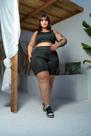 Bermuda Feminina Plus Size Academia Fitness Bermuda Feminina Plus Size Academia Fitness
