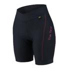 Bermuda Feminina Sport Mona Free Force Preto Rosa