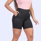 Bermuda Feminina Suplex Com Bolso Frontal Bermuda Feminina Suplex Com Bolso Frontal