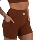 Bermuda Fitness Canelada Com Bolso