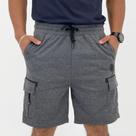 Bermuda Gangster de Moletom Cargo Masculina