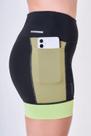 Bermuda Grit Bossa 15cm Ind Authen Preto/Khaki/Verde Limao Tamanho:M