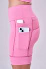 Bermuda Grit Bossa 7 Bolsos 18cm Ind Authen Rosa Malva Tamanho:GCor:Rosa