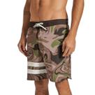 Bermuda Hurley Phantom Block Party Camuflada Marrom