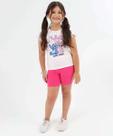 Bermuda Infantil Ciclista Básica Tam 4 a 10 Rosa-62029