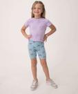 Bermuda Infantil Ciclista Stitch Tam 4 a 10 Azul-65108