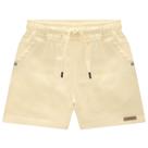 Bermuda Infantil em Linho Amarelo Luc.boo
