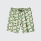 Bermuda Infantil Em Linho Menino Verde Estampado Hering Bermuda Infantil Em Linho Menino Verde Estampado Hering