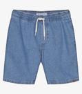 Bermuda Infantil Jeans Com Elastico Trick Nick Azul