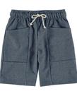Bermuda infantil juvenil menino imita jeans c/ ajuste malwee
