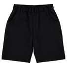 Bermuda Infantil Masculina Moletinho Liso Preto - Malwee