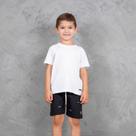 Bermuda Infantil Masculino Moletinho Tubarão Preto