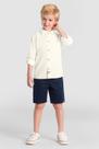 Bermuda infantil menino em sarja super comfort Mundi Azul Bermuda infantil menino em sarja super comfort Mundi Azul