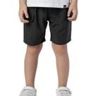 Bermuda Infantil Menino Escolar Cargo Lisa Preta